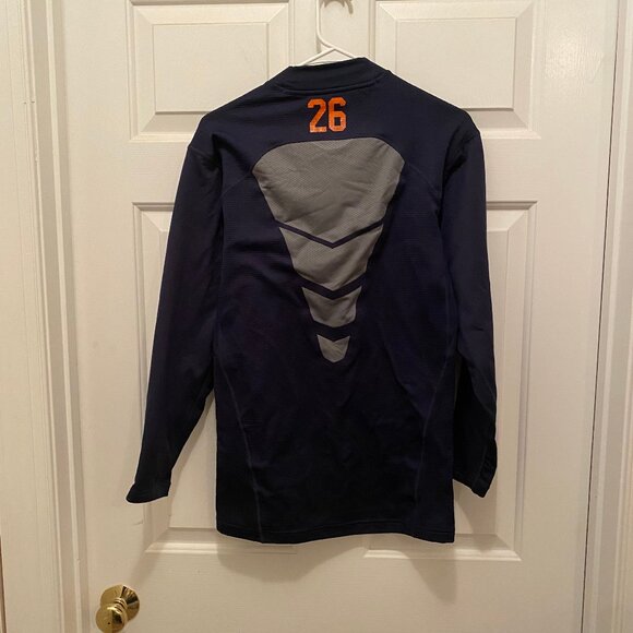 Virginia UVA Cavaliers Football Team Issued #26 Nike Pro Combat Shirt Large - Picture 3 of 3
